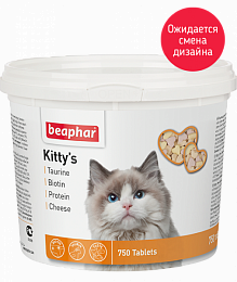 Беафар Кормовая добавка Kitty's Mix для кошек 750 таб.