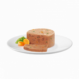 Влажный корм Gourmet Гурмэ Голд Террин (кусочки в паштете) для кошек с уткой, морковью и шпинатом по-французски, Банка, 85 г