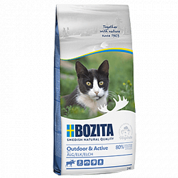 BOZITA Outdoor&Active для растущих и активных кошек 10кг