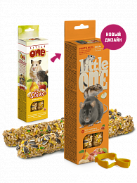 Little One Палочки для хомяков, крыс, мышей и песчанок с фруктами и орехами