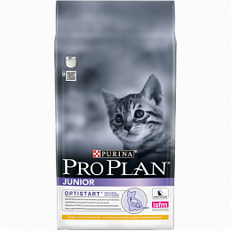 Сухой корм Pro Plan для котят в возрасте от 6 недель до 1 года с курицей, Пакет, 1,5 кг