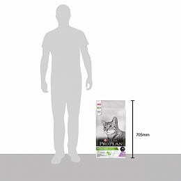Сухой корм Purina Pro Plan для стерилизованных кошек и кастрированных котов, с индейкой, Пакет, 10 кг