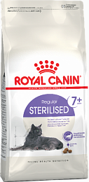 Royal Canin STERILISED 7+ Корм для стерилизованных кошек старше 7 лет 0.4 кг