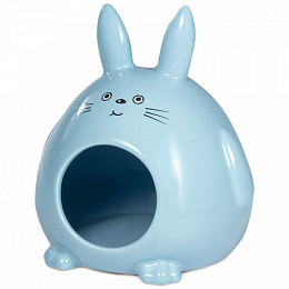 Домик для мелких животных керамический &quot;Кролик&quot;, 130*115*145мм