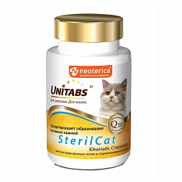 Unitabs SterilCat c Q для стерилизованных кошек U302