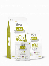 BRIT Care для собак мелких пород 7,5кг ягненок/рис